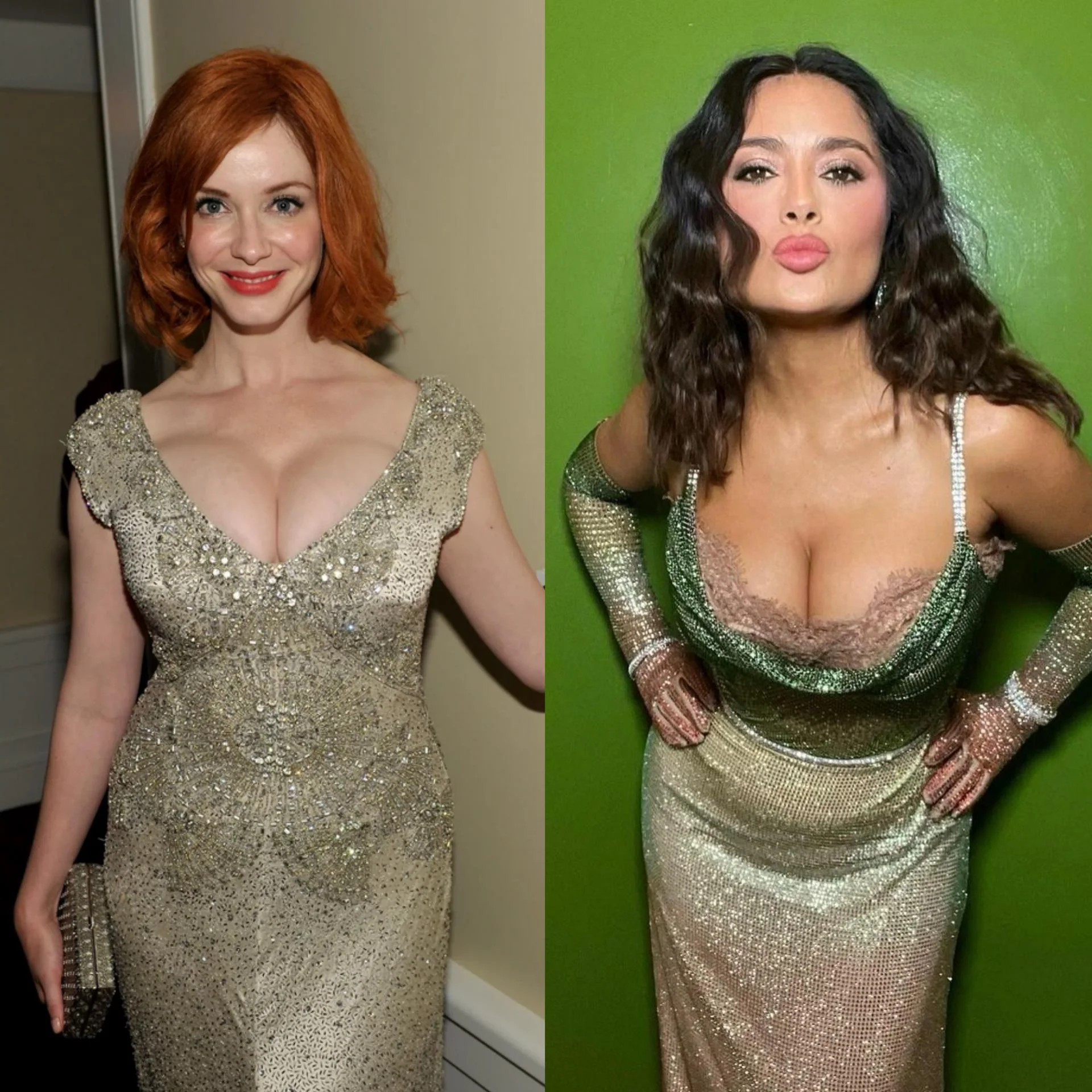 Christina Hendricks or Salma Hayek picture 1 of 1