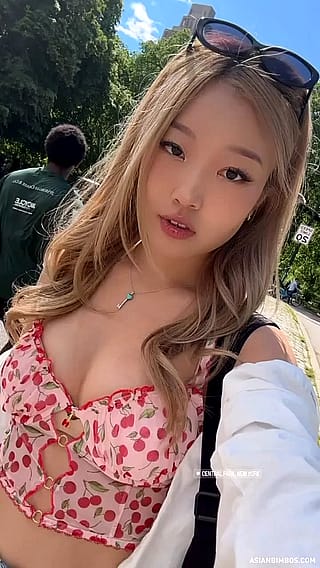 Asian blonde