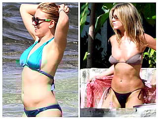 Soft vs ripped bods(Scarjo vs Jen ani)'