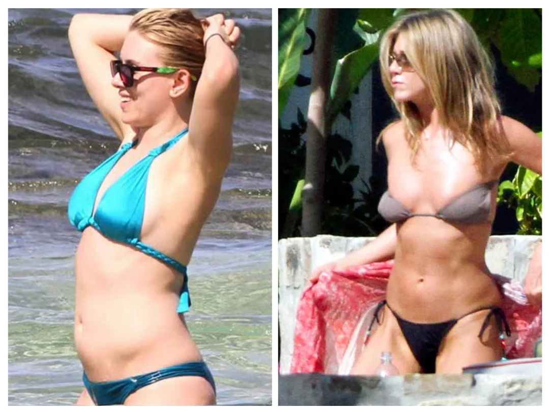 Soft vs ripped bods(Scarjo vs Jen ani) picture 1 of 1