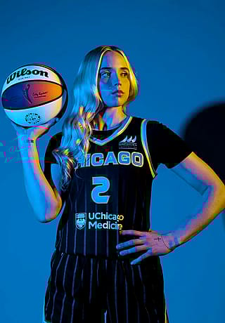 Hailey Van Lith (in and out of her WNBA uniform)'