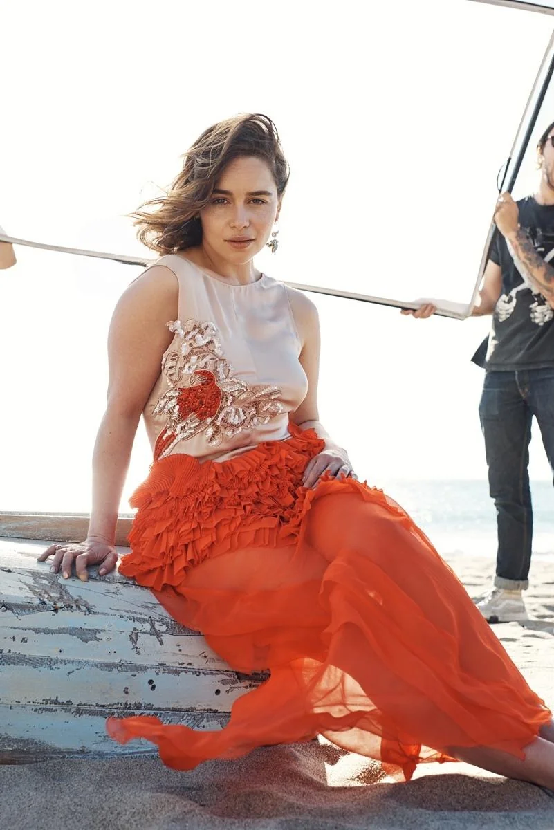 Emilia Clarke, Harper's Bazaar magazine 2016 outtakes picture 1 of 10