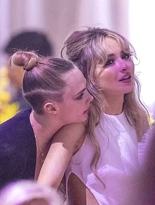 Sabrina Carpenter and Cara Delevingne'