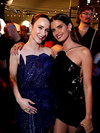 Rachel Brosnahan and Sara Sampaio'