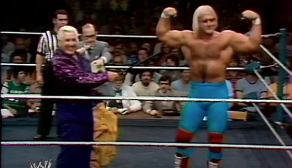A Photo of Recently Deceased Hulk Hogan During his First Professional Wrestling Match in 1977 picture 1 of 1