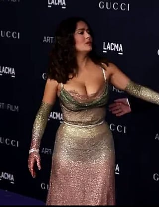Salma Hayek Cleavage'