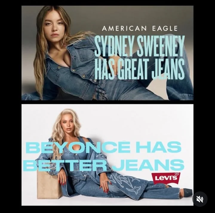 "Beyonce has better Jeans". Where was the outrage when Beyonce Knowles took photos and did commercials and ads in blue jeans clothes? picture 6 of 10