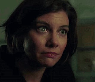 Lauren Cohan's face is absolutely amazing'