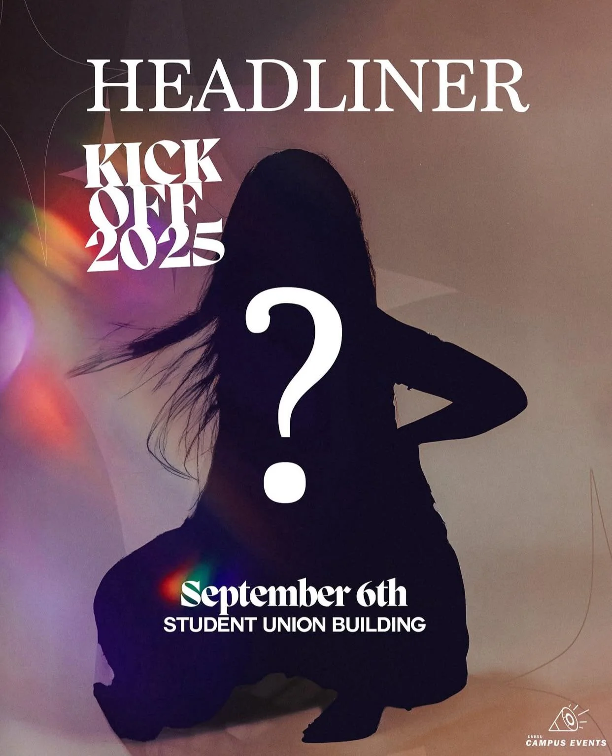 Who is this a silhouette of? Female music artist who is performing still. picture 1 of 1