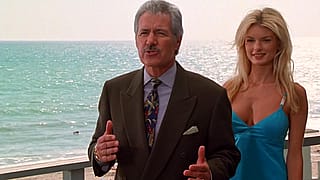 Alex Trebek with Marissa Miller or, Marissa Miller with Alex Trebek?'
