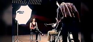 Selena Quintanilla-Pérez being interviewed in 1994'
