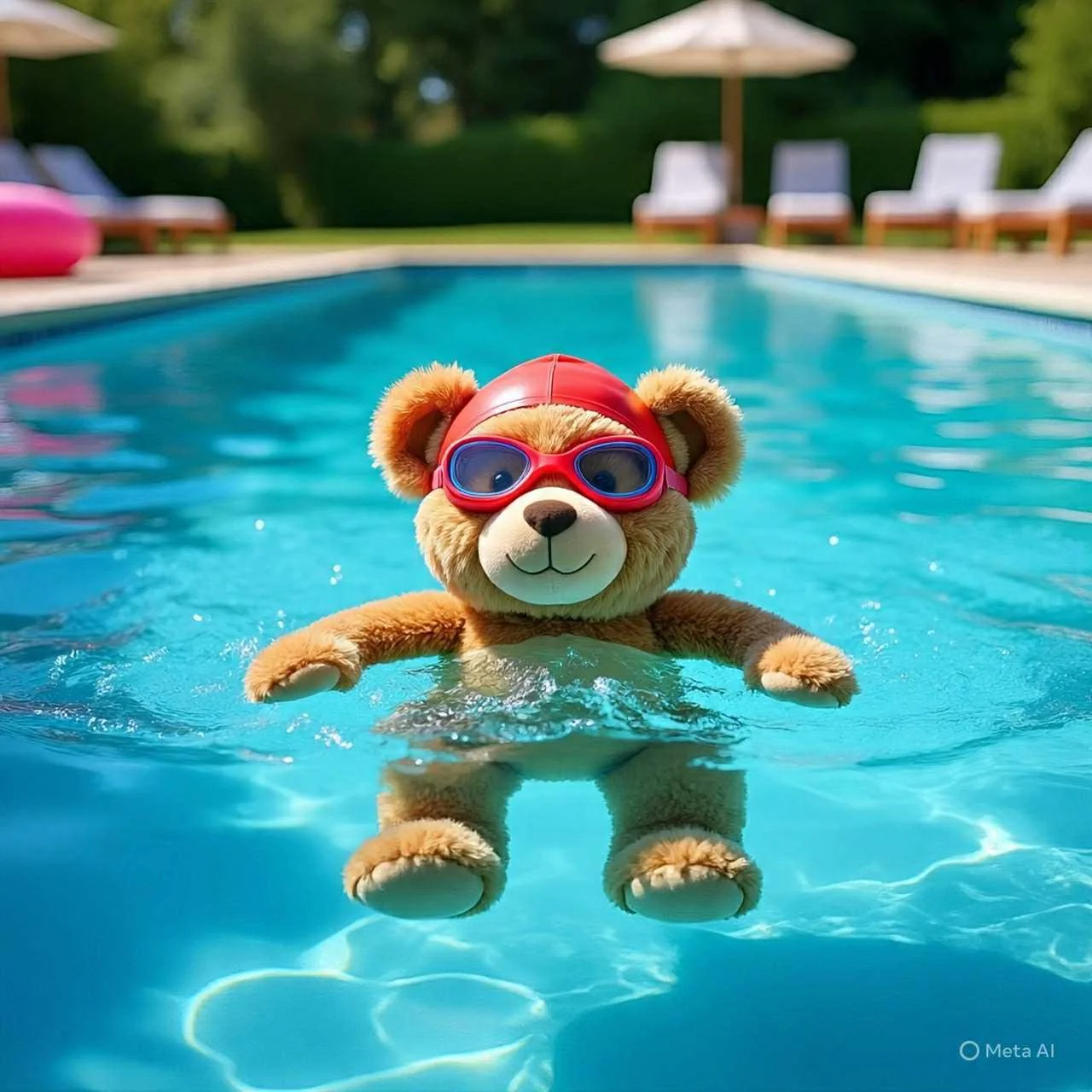Does Teddy actually swim? picture 1 of 1
