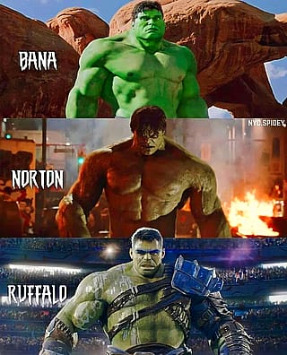 Who is the best Hulk for me its "NORTON"'