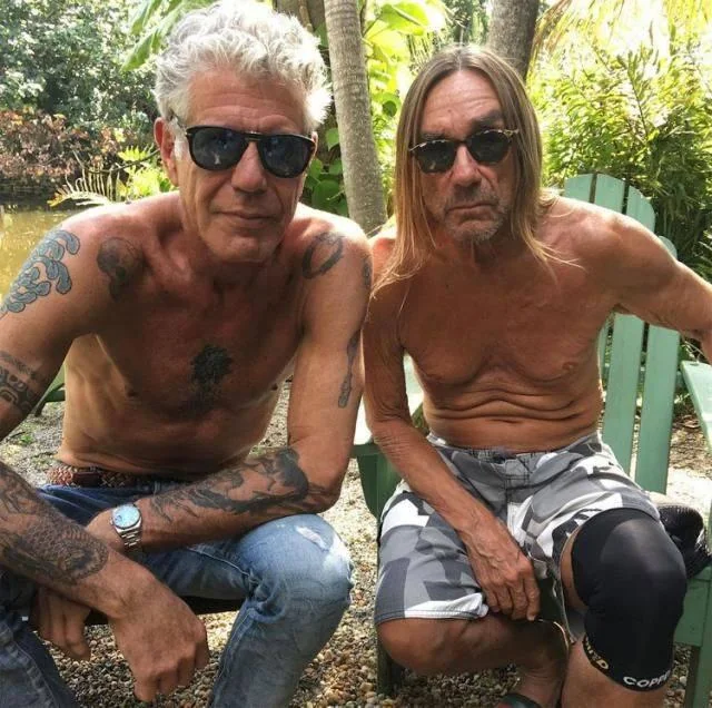 Anthony Bourdain & Iggy Pop picture 1 of 1