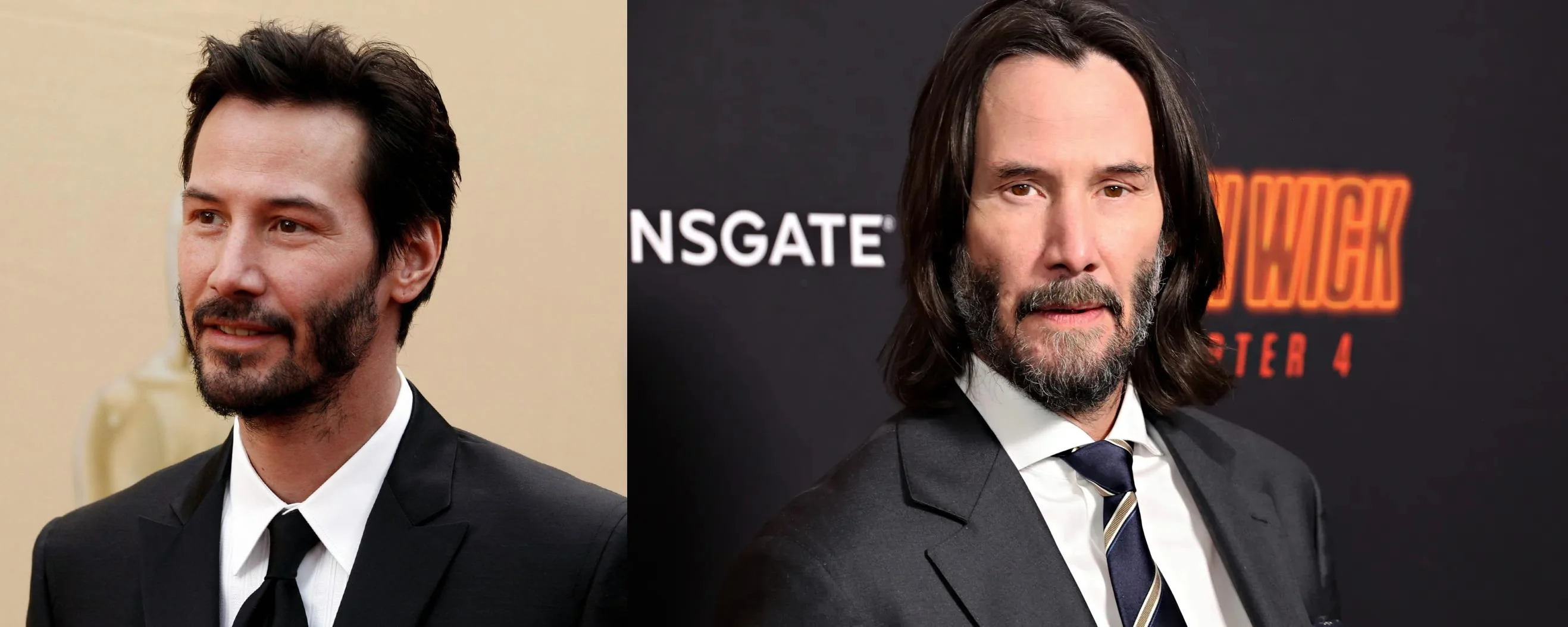 Keanu Reeves' face evolution from 2010 to 2024 and how his journey shows up in his features picture 1 of 1