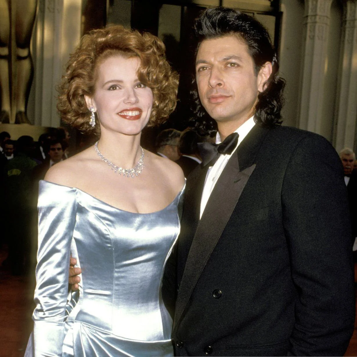 Geena Davis and Jeff Goldblum, Oscar-1989. Amazingly elegant couple! picture 1 of 1