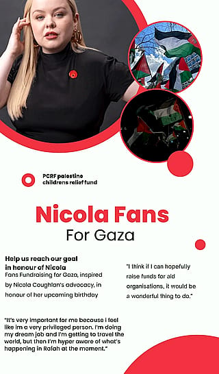 Nicola Coughlan Birthday Charity Event for Gaza'