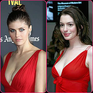 Alexandra Daddario vs Anne Hathaway'